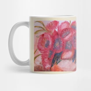 Poppies in a vase Mug